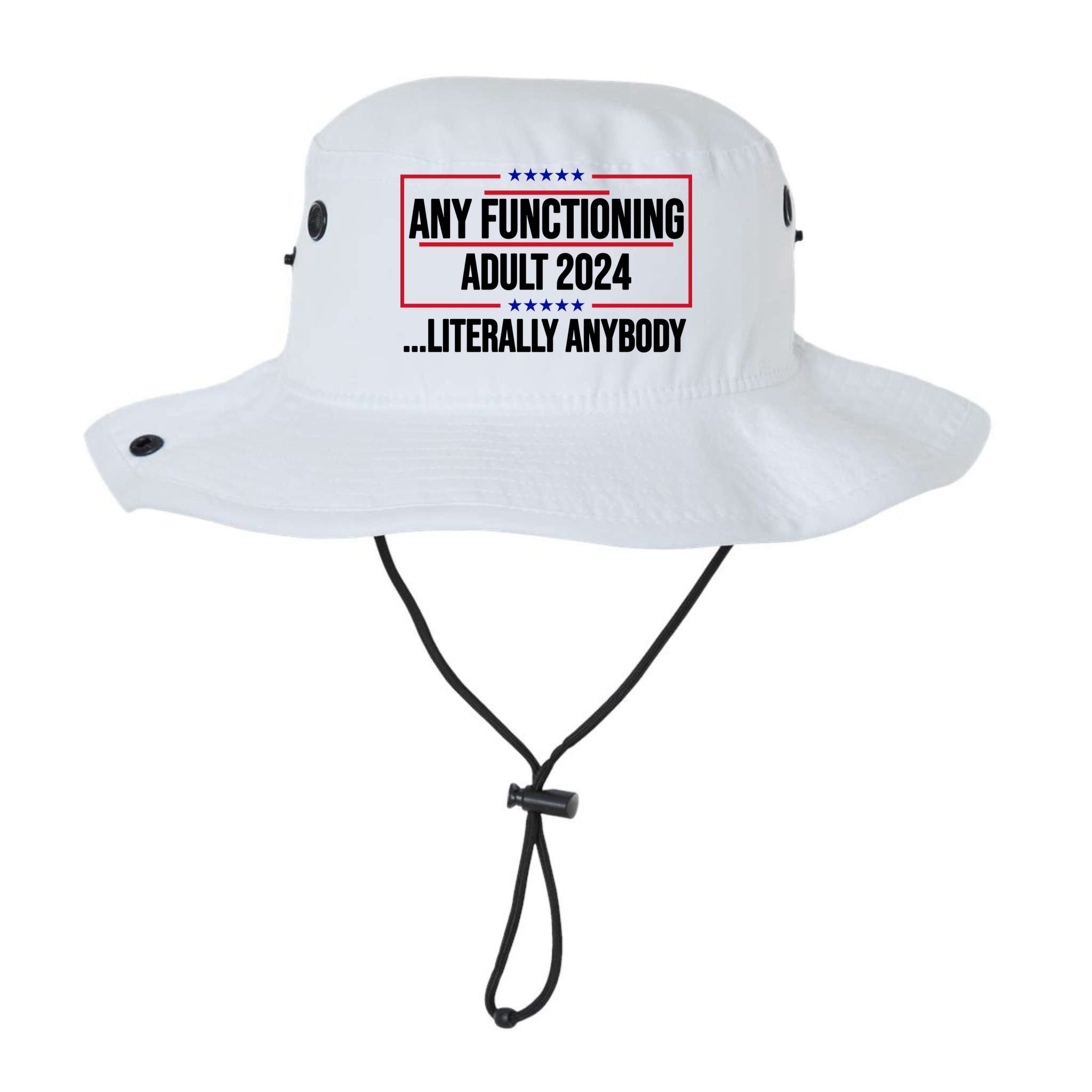 Any Functioning Adult 2024 Literally Anybody Funny Election Bucket Hat
