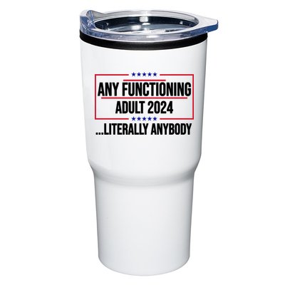 Any Functioning Adult 2024 Literally Anybody Funny Election Tumbler