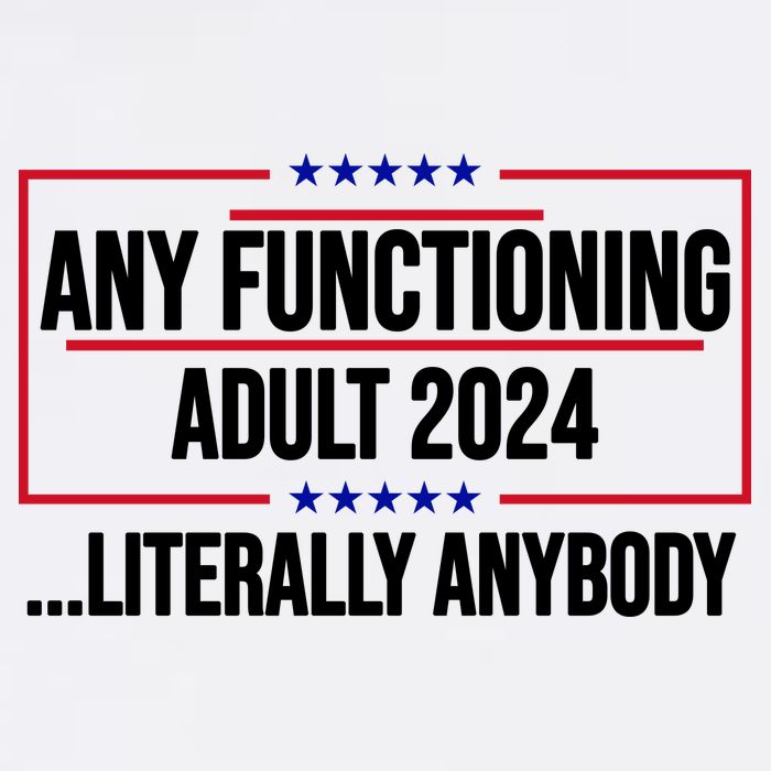 Any Functioning Adult 2024 Literally Anybody Funny Election Youth Performance Sprint T-Shirt