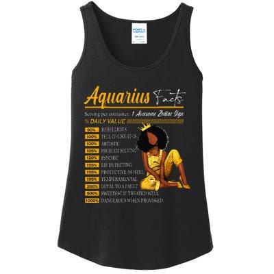 Aquarius Facts Awesome Zodiac Sign Horoscope Birthday Ladies Essential Tank