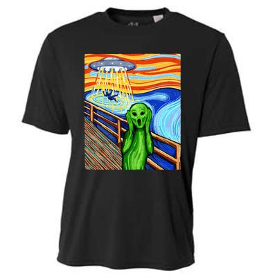 Alien Funny Alien Alien Lover UFO Cooling Performance Crew T-Shirt