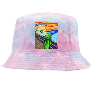 Alien Funny Alien Alien Lover UFO Tie-Dyed Bucket Hat