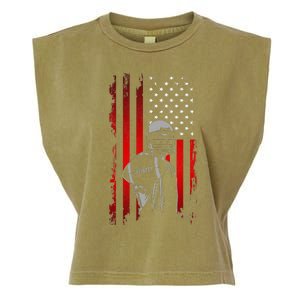 American Football Garment-Dyed Women's Muscle Tee