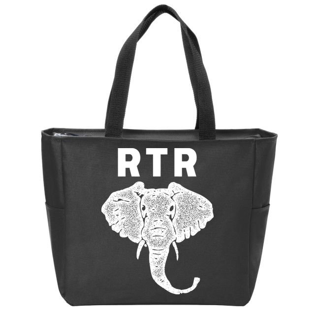 Alabama Football Athletics Vintage Style Zip Tote Bag