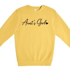 Aunts From Aunt To Niece Gift Premium Crewneck Sweatshirt