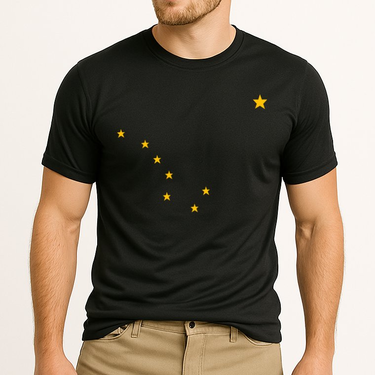 Alaskan Flag | Alaska Pride Northern Lights Big Dipper Polaris Performance Shirt