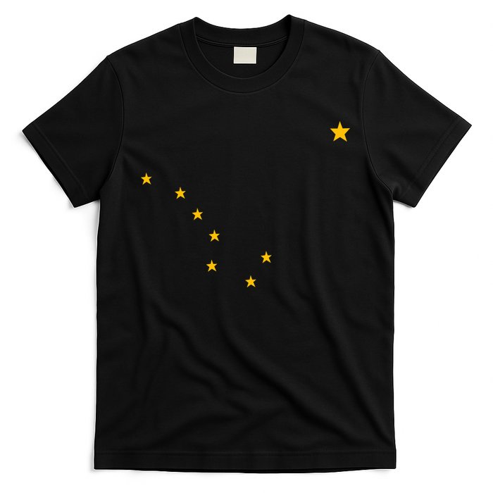 Alaskan Flag | Alaska Pride Northern Lights Big Dipper Polaris T-Shirt