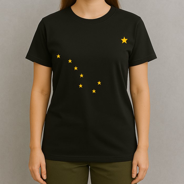 Alaskan Flag | Alaska Pride Northern Lights Big Dipper Polaris T-Shirt