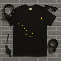 Alaskan Flag | Alaska Pride Northern Lights Big Dipper Polaris T-Shirt