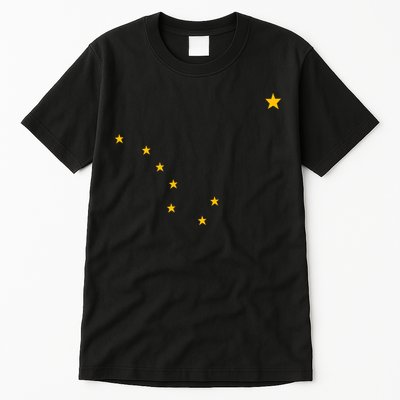 Alaskan Flag | Alaska Pride Northern Lights Big Dipper Polaris Tall T-Shirt
