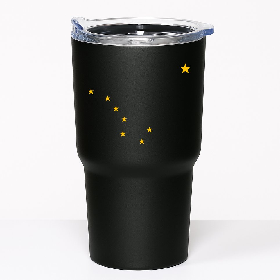 Alaskan Flag | Alaska Pride Northern Lights Big Dipper Polaris Tumbler