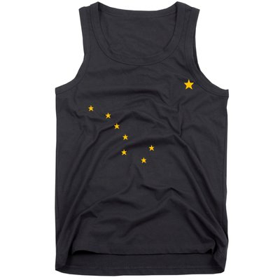 Alaskan Flag | Alaska Pride Northern Lights Big Dipper Polaris Tank Top