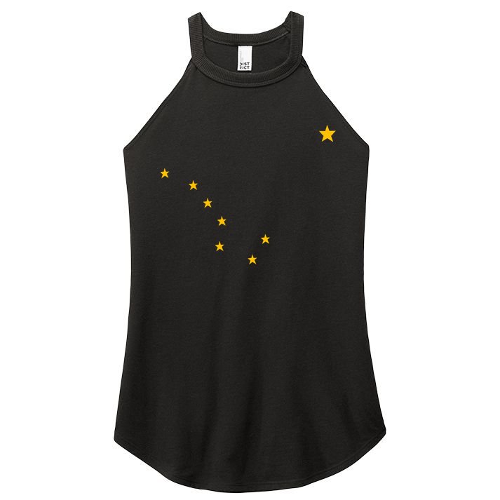 Alaskan Flag | Alaska Pride Northern Lights Big Dipper Polaris Women's Perfect Tri Rocker Tank