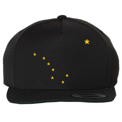 Alaskan Flag | Alaska Pride Northern Lights Big Dipper Polaris Wool Snapback Cap