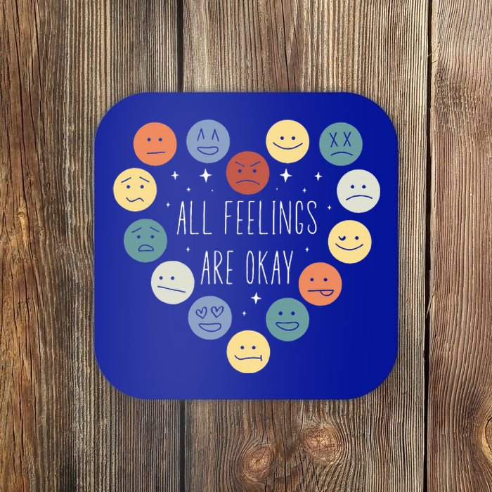 All Feelings Are Okay Mental Health Awareness Month Emotion Coaster