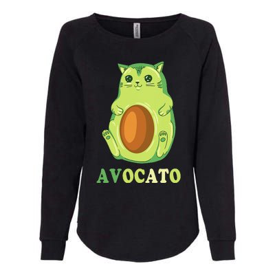 Avocato Funny Avocado Lover Cat Gifts Womens California Wash Sweatshirt