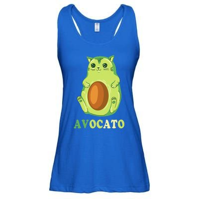 Avocato Funny Avocado Lover Cat Gifts Ladies Essential Flowy Tank