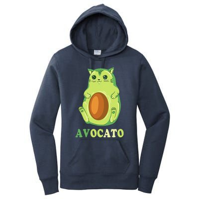 Avocato Funny Avocado Lover Cat Gifts Women's Pullover Hoodie