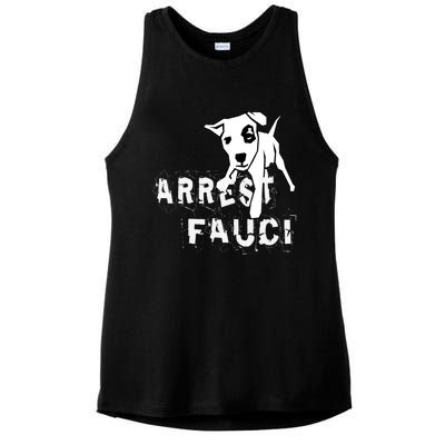 Arrest Fauci Apparel Ladies PosiCharge Tri-Blend Wicking Tank