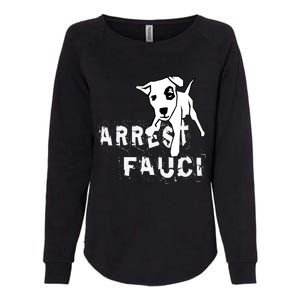 Arrest Fauci Apparel Womens California Wash Sweatshirt