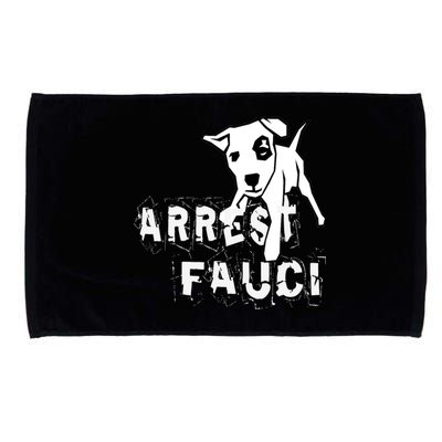 Arrest Fauci Apparel Microfiber Hand Towel