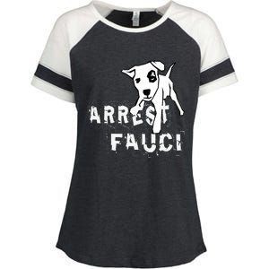 Arrest Fauci Apparel Enza Ladies Jersey Colorblock Tee