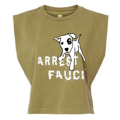 Arrest Fauci Apparel Garment-Dyed Women's Muscle Tee