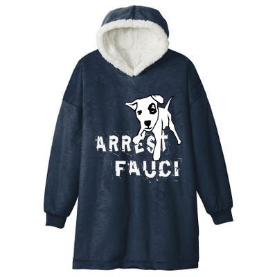 Arrest Fauci Apparel Hooded Wearable Blanket