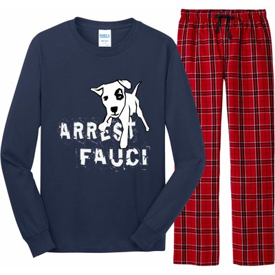 Arrest Fauci Apparel Long Sleeve Pajama Set