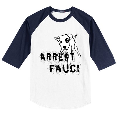 Arrest Fauci Apparel Baseball Sleeve Shirt