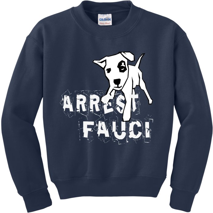 Arrest Fauci Apparel Kids Sweatshirt