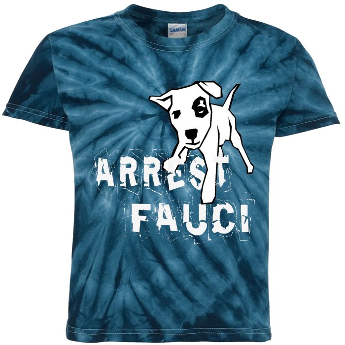 Arrest Fauci Apparel Kids Tie-Dye T-Shirt