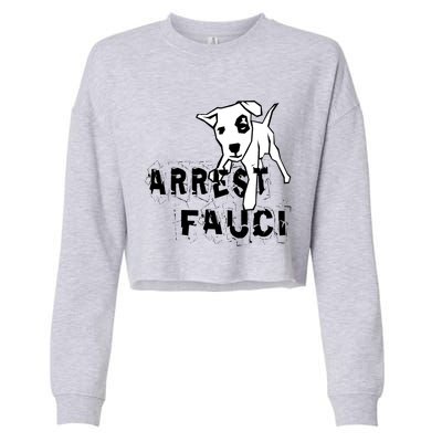 Arrest Fauci Apparel Cropped Pullover Crew