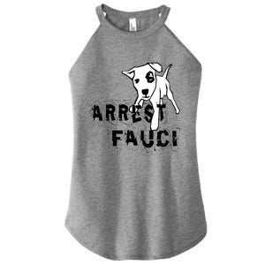 Arrest Fauci Apparel Women's Perfect Tri Rocker Tank