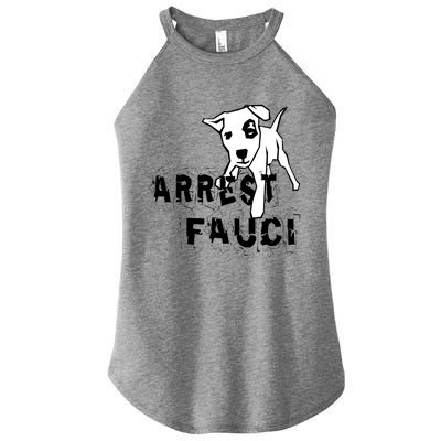 Arrest Fauci Apparel Women's Perfect Tri Rocker Tank