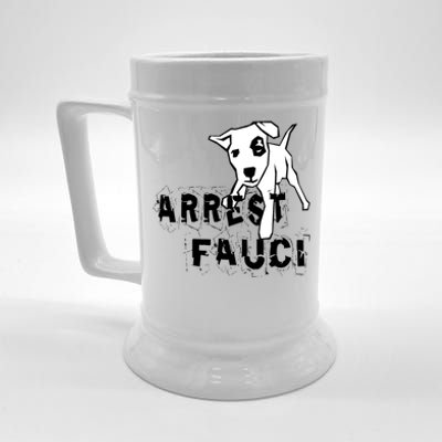 Arrest Fauci Apparel Beer Stein