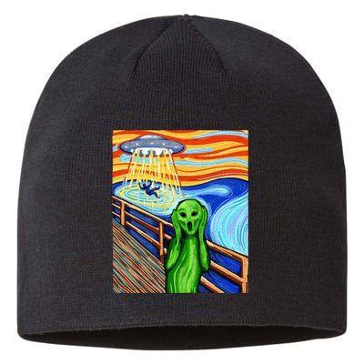 Alien Funny Alien Alien Lover UFO Sustainable Beanie