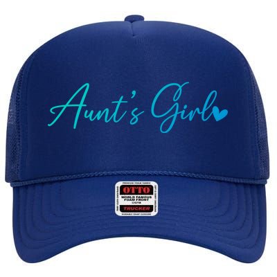 Aunts From Aunt To Niece Gift High Crown Mesh Back Trucker Hat