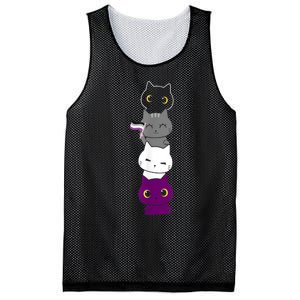 Asexuality Flag Animal Cat Ace Pride Demisexual Gift Asexual Mesh Reversible Basketball Jersey Tank