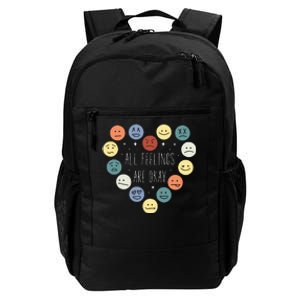 All Feelings Are Okay Mental Health Awareness Month Emotion Daily Commute Backpack