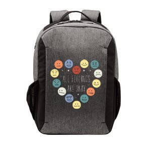 All Feelings Are Okay Mental Health Awareness Month Emotion Vector Backpack