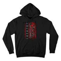 American Flag Archery Bowhunting Bow Deer Hoodie