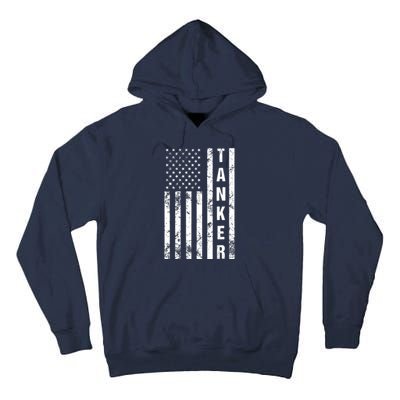 American Flag Army Tanker Tall Hoodie