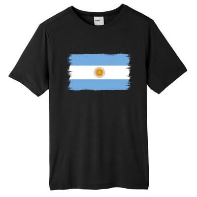 Argentinian Flag Argentina Gift Tall Fusion ChromaSoft Performance T-Shirt