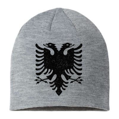 Albania Flag Albanian Doubleheaded Eagle Sustainable Beanie