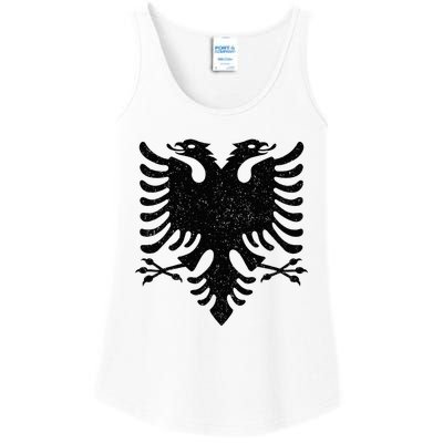 Albania Flag Albanian Doubleheaded Eagle Ladies Essential Tank