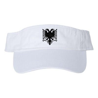 Albania Flag Albanian Doubleheaded Eagle Valucap Bio-Washed Visor