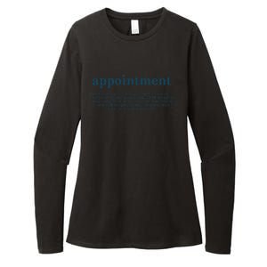 Appointment Formulate And Stamp Indelibly On Your Mind Womens CVC Long Sleeve Shirt