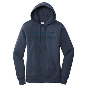 Appointment Formulate And Stamp Indelibly On Your Mind Women's Pullover Hoodie