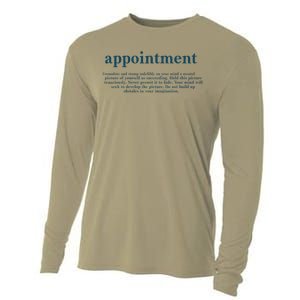 Appointment Formulate And Stamp Indelibly On Your Mind Cooling Performance Long Sleeve Crew